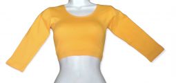 Long sleeve Stretch Choli ORANGE